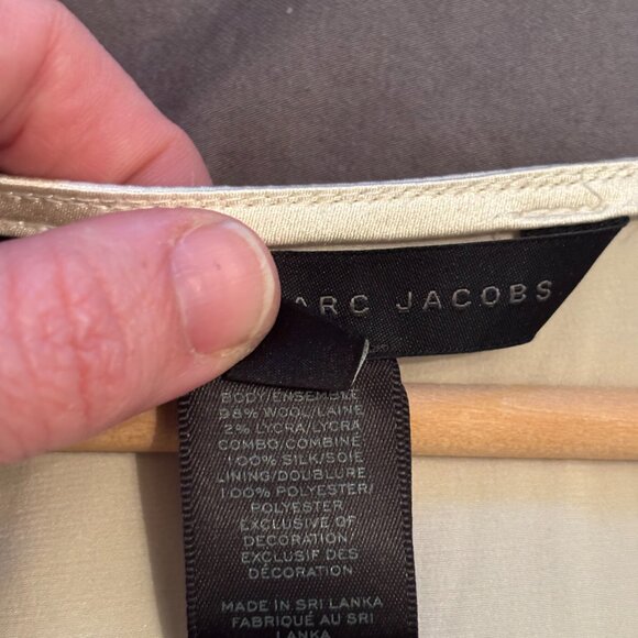 NWT Marc by Marc Jacobs Silk Tuxedo Dress - Women's Size 6 - Picture 10 of 10